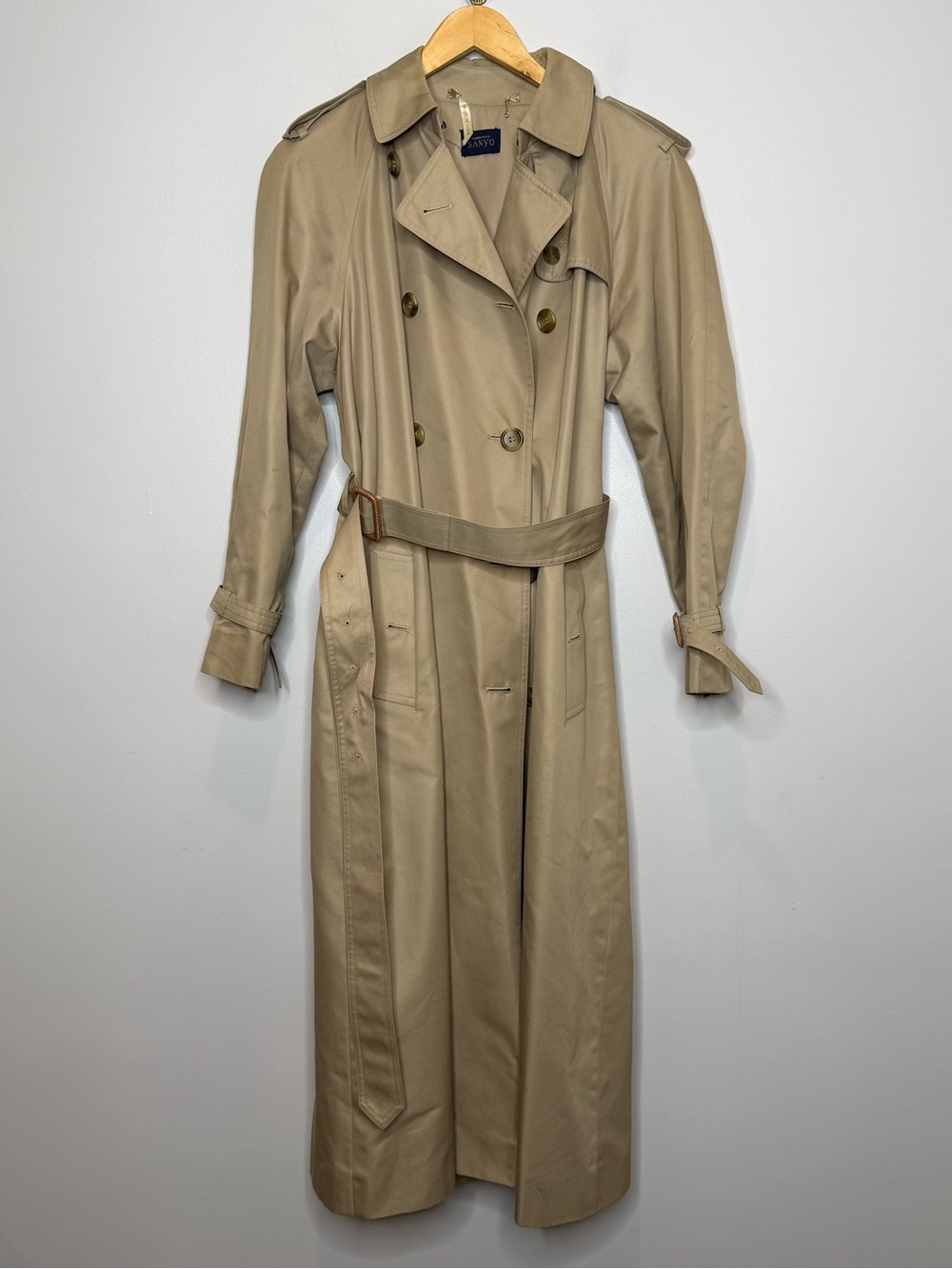 Sanyo Classic Trench Full Length | Made in Japan| size 8